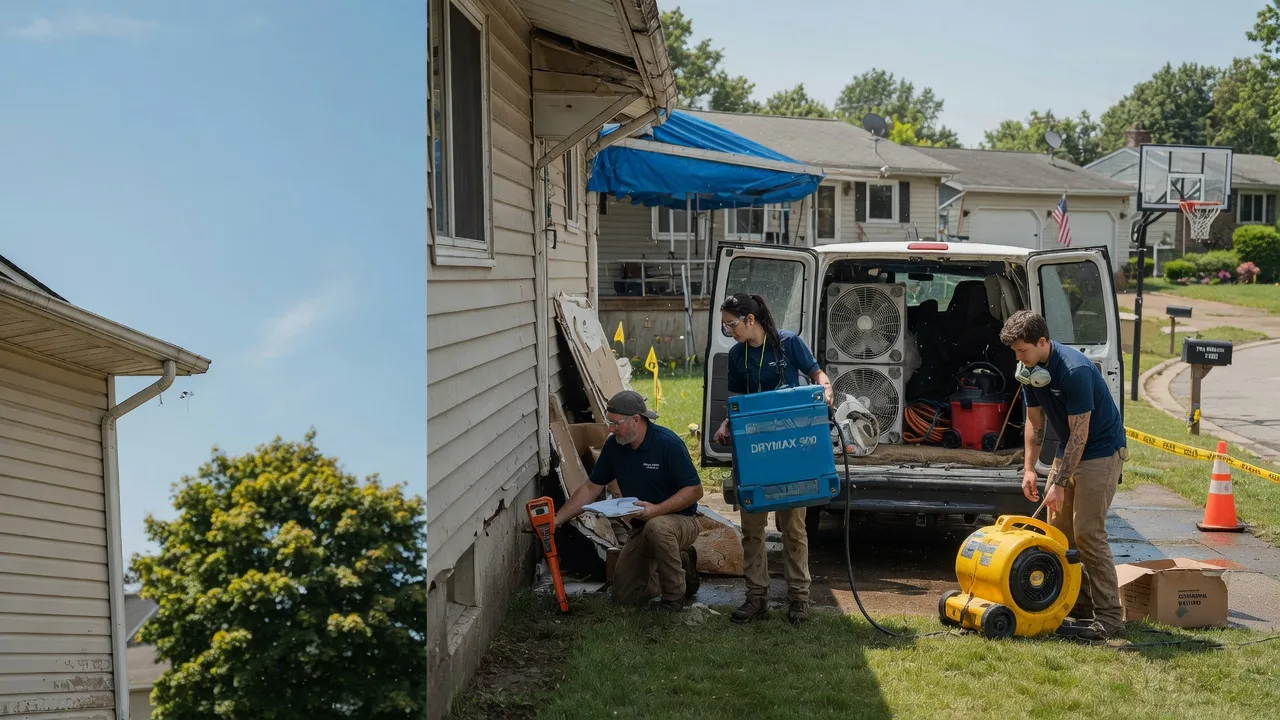 Ceiling Leak Cleanup in Tigerton, WI near me