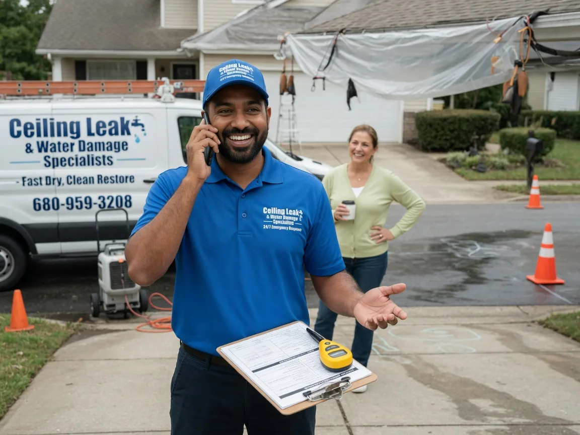 Ceiling Leak Cleanup Tigerton, WI FAQs